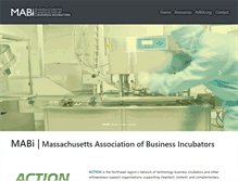 Tablet Screenshot of massincubators.org
